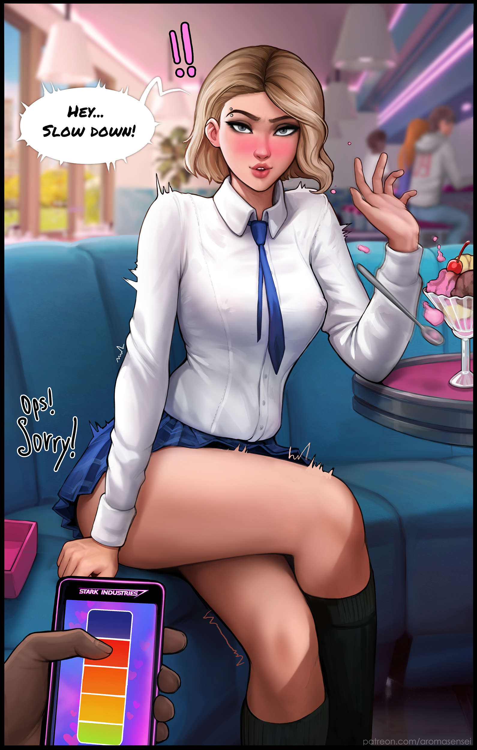 Do you like ice cream?π¨
#Gwen #spidergwen https://t.co/Dvj6gksbN8