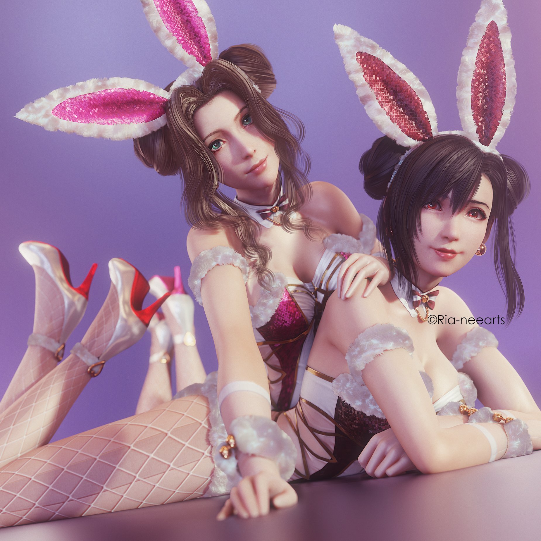 Bunnies 🐇
#Aerti #FFVIIRemake https://t.co/cZkeT8rX7u