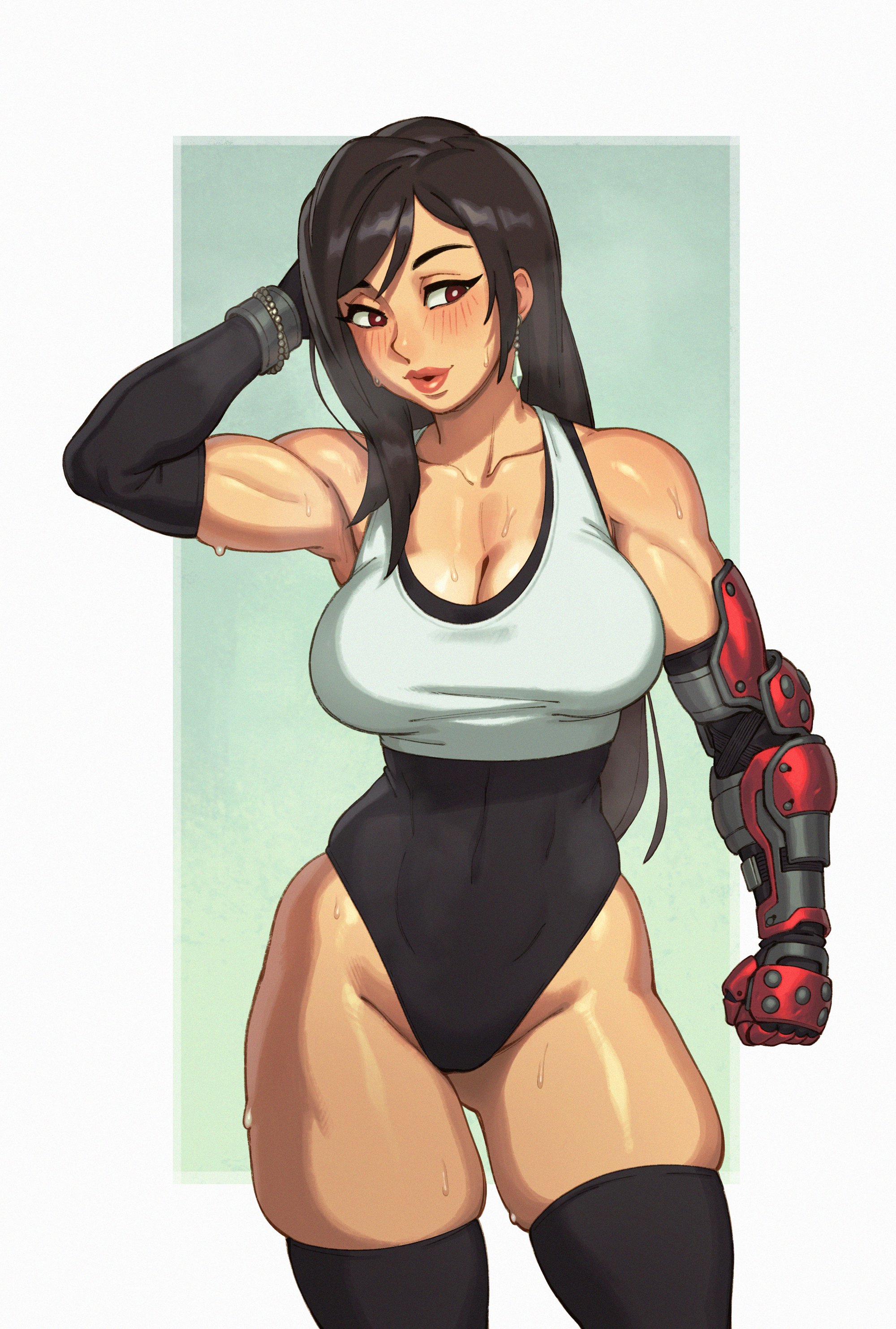 Tifa + leotard https://t.co/6gJQeMHmDz