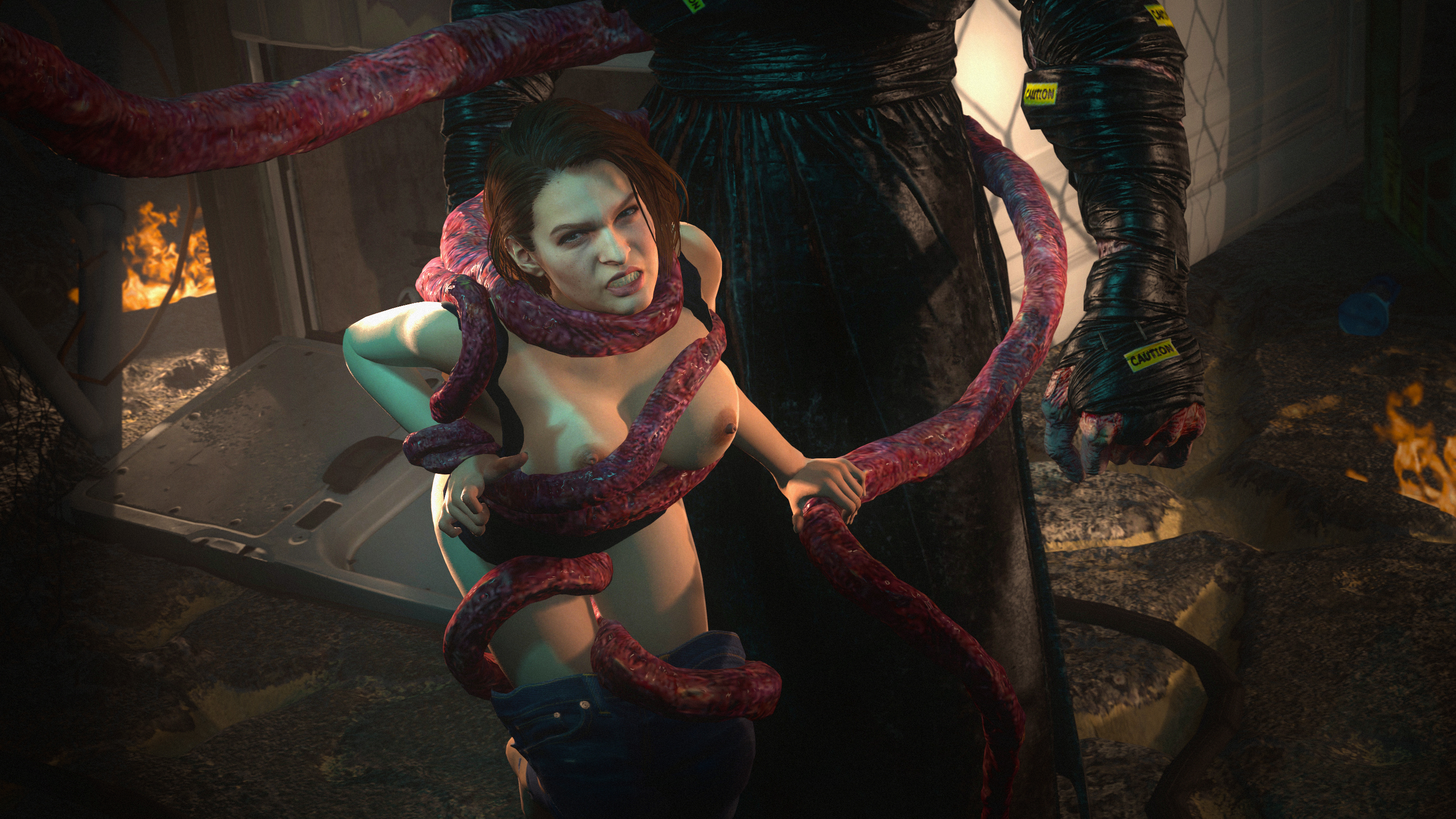 https://t.co/5fjE7ZJFVv << Yep. I also did this thing. Also it's super annoying how you can only do 4 pics. There's an extra one in the patreon link I hope to include in another set later. #jillvalentine #nsfw #rule34 #hentai #nemesis #re3 #re3remake #residentevil3 https://t.co/Te8P2yodsE