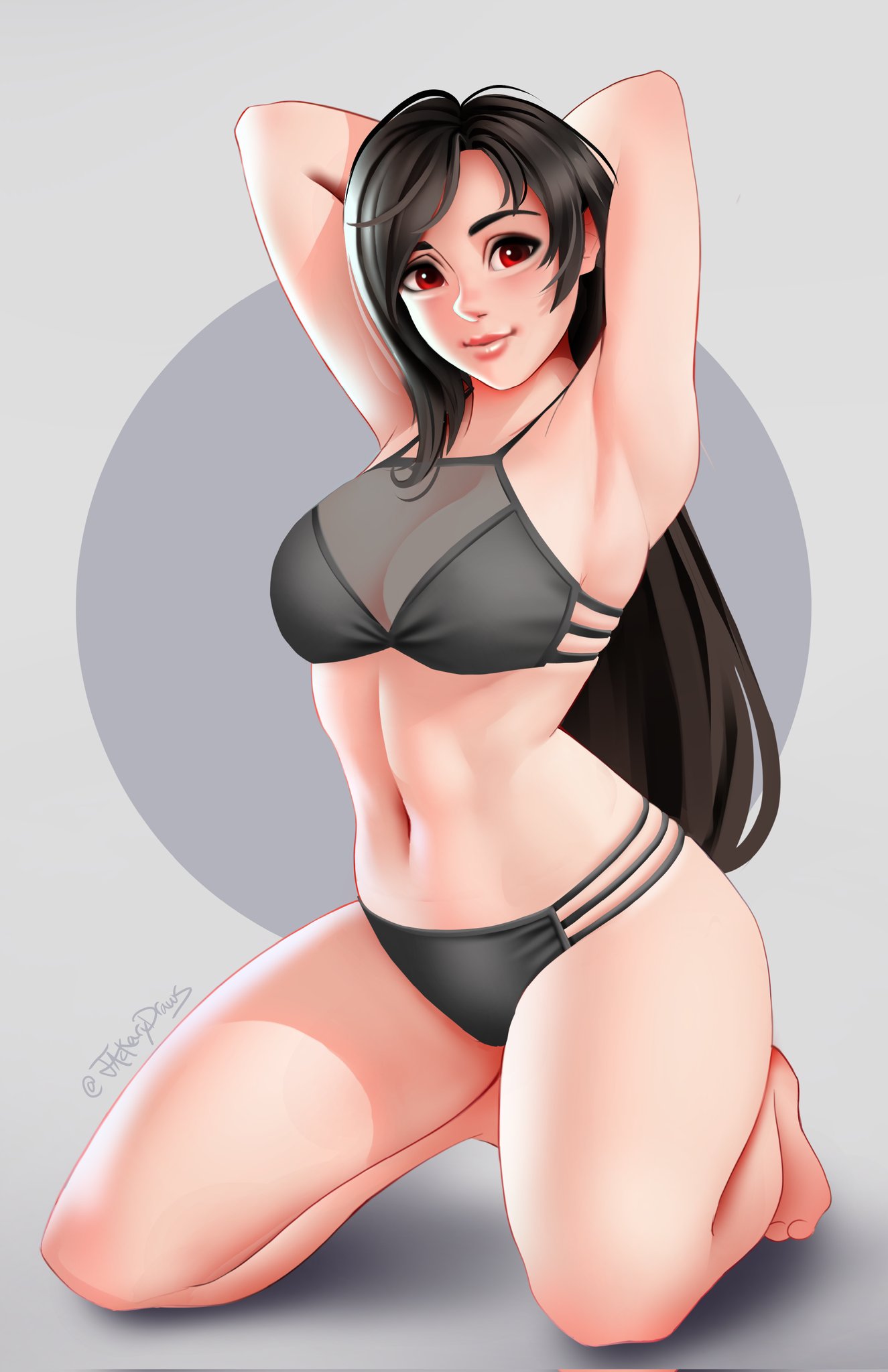 Day 4 of Posting a Summer Girl Every Day - Tifa 🤍🖤 https://t.co/2Lz6yxwQNr