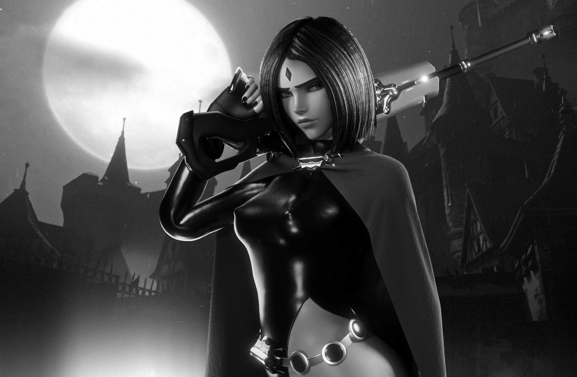 Couple of additional images of Raven Widow
#Overwatch #Widowmaker #Raven #Halloween https://t.co/xP5H34JiQX
