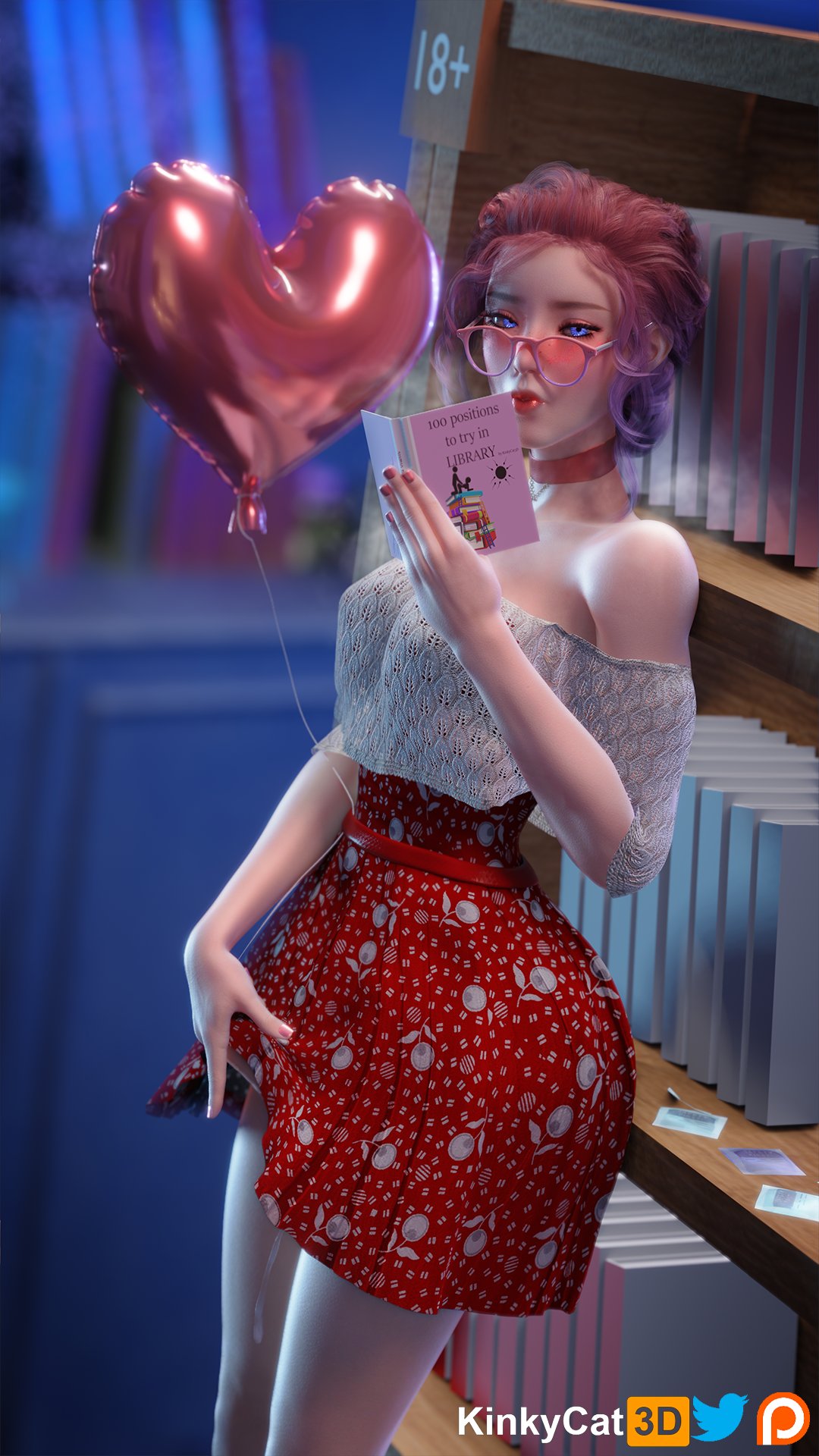 My OC: Kinky Librarian Girl💕
🌐1080p: https://t.co/jYfpzN6lCk
🌐4K ver: https://t.co/RGkNkUMBHR
Just a quickie render. Sexier stuff will arrive soon.
Enjoy🥰🌐 https://t.co/7kShyC091N