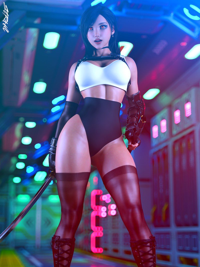 Cyber Tifa Pin Up IV
The final part of this current Tifa pin up set, hope you’ve enjoyed it ☺️
High-Res & Nsfw via my Patreon
#fanart #TifaLockhart #FinalFantasyVII #FinalFantasy7Remake #FF7R #cyberpunk
https://t.co/RwKZXKgNHO https://t.co/7ySPtkOM7H