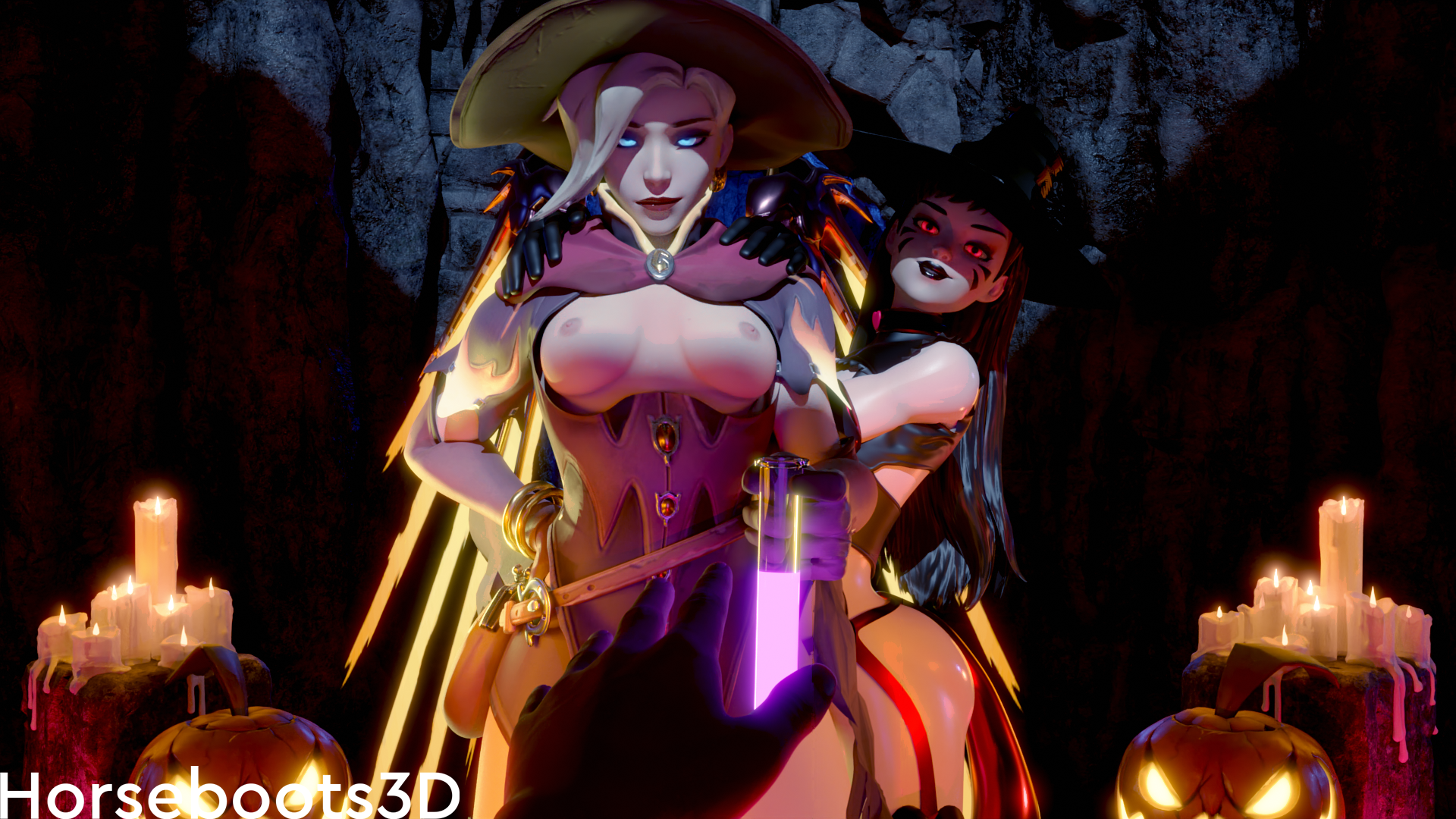 Love potion testing Part I
HQ: https://t.co/8vCBU7yOTd
#Rule34 #Overwatch #Mercy #Dva
Models
Ritual Altar - R.VILL
Mercy - @SwurstErotic @Dreamrider3D @Stardust_3D @nextr3d
Dva - @gifdoozer
Witch hat - Luxxeon
Pumpkin - @ForceballFx
Male - @Mets3D https://t.co/FZpahyVHLz