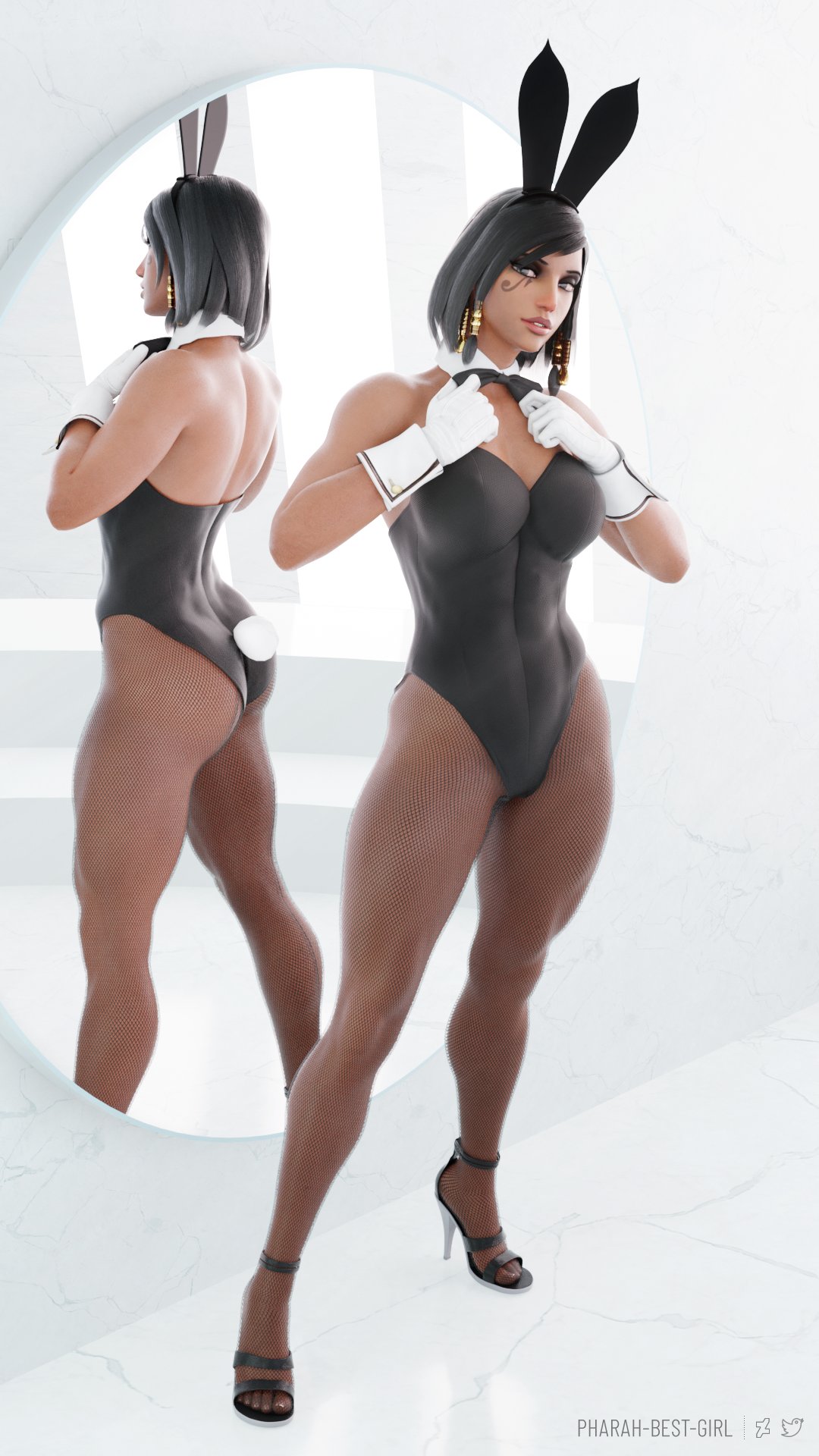 Buff bunny Pharah
I always wanted to use a bunny outfit. This doesn't have much cleavage but other than it's pretty great.
Renders archive: https://t.co/mJZAOoSdMr
#pharah #overwatch #OverwatchFanart https://t.co/m6FodxCWWG