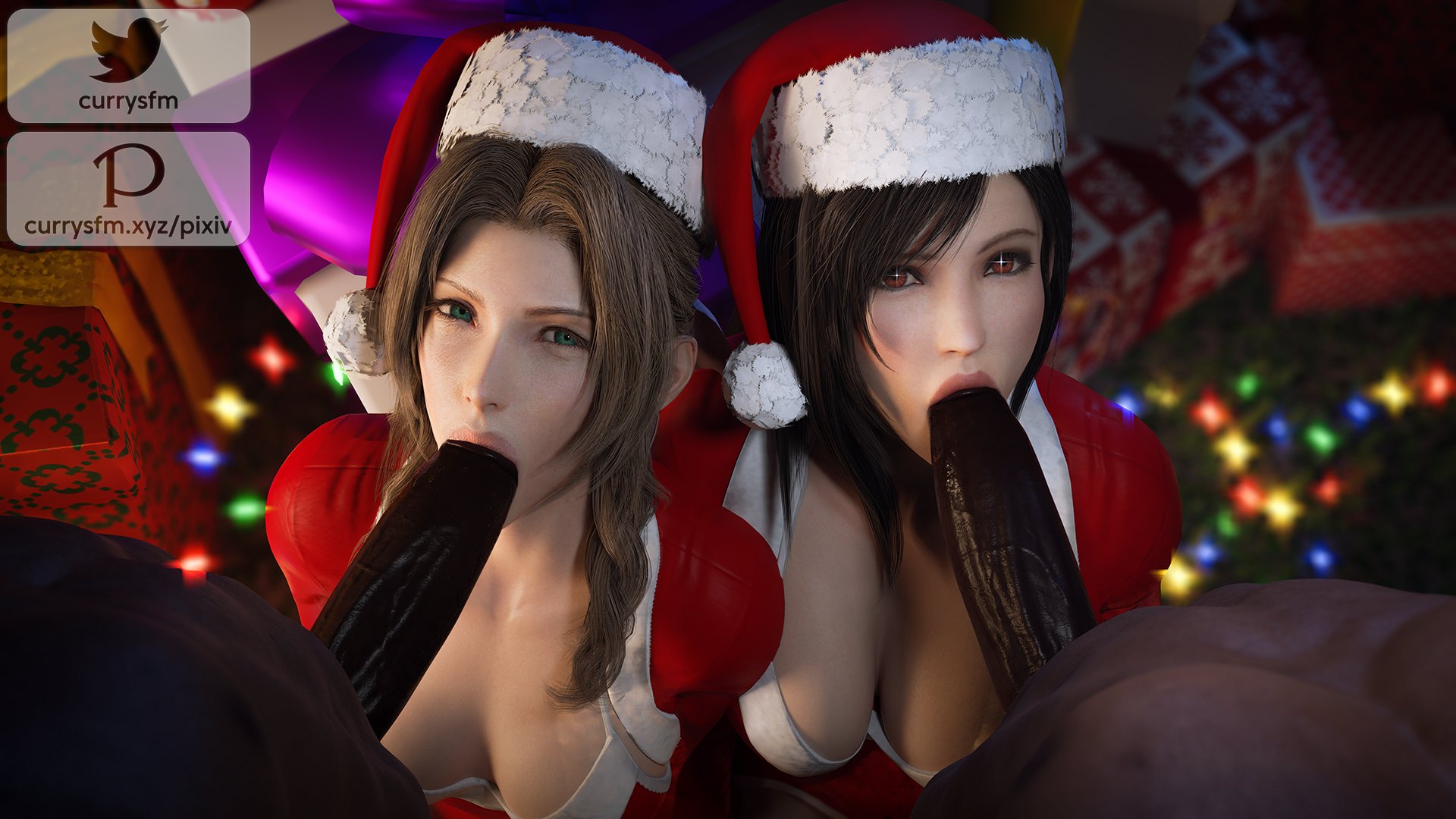 Tifa and Aerith get their dose of Dark Chocolate for Christmas. ππ«
Merry Christmas everybody. π
π
Tifa and Aerith by @MokujinH
Male by @1ceDev_
Props by @Weedson86
β€οΈ https://t.co/bGuLKhAjWL
