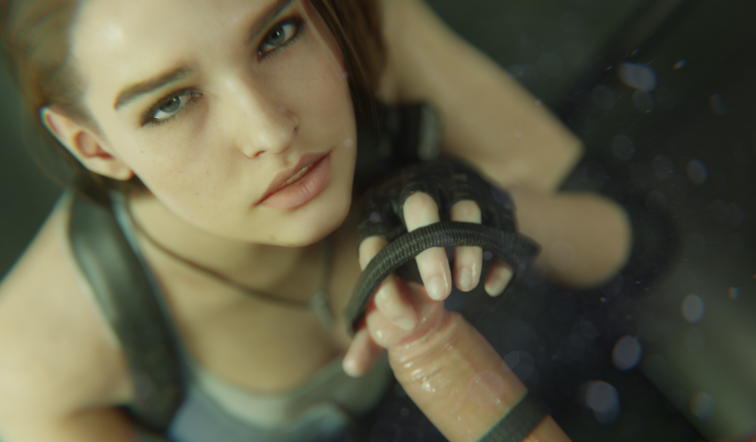 Who knew tactical rubber bands made such great penis rings? ;D. Animation coming soon on https://t.co/r75yqXMvnp :D:D:D
#ResidentEvil3Remake #JillValentine https://t.co/swQ7dxhaBa