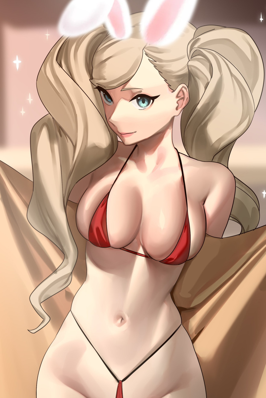 Ann Takamaki tight bikini